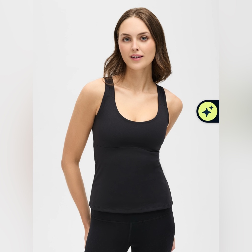 Black Tank Top Elastique Lymphatic Drainage